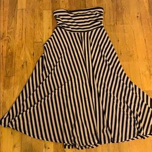 Anthropologie Maeve strapless dress